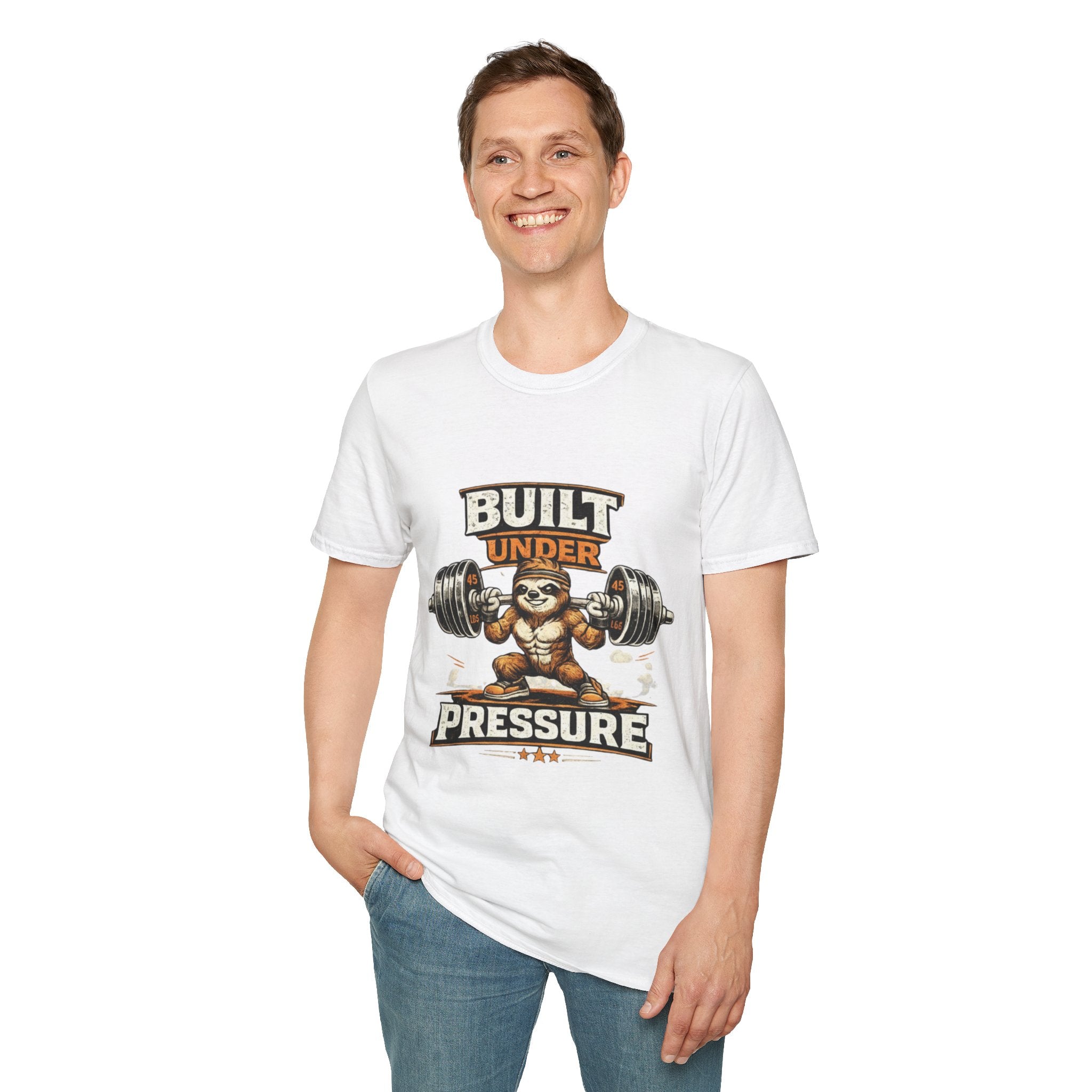 Built Under Pressure Weightlifting T-Shirt - InkAndThreadPrints