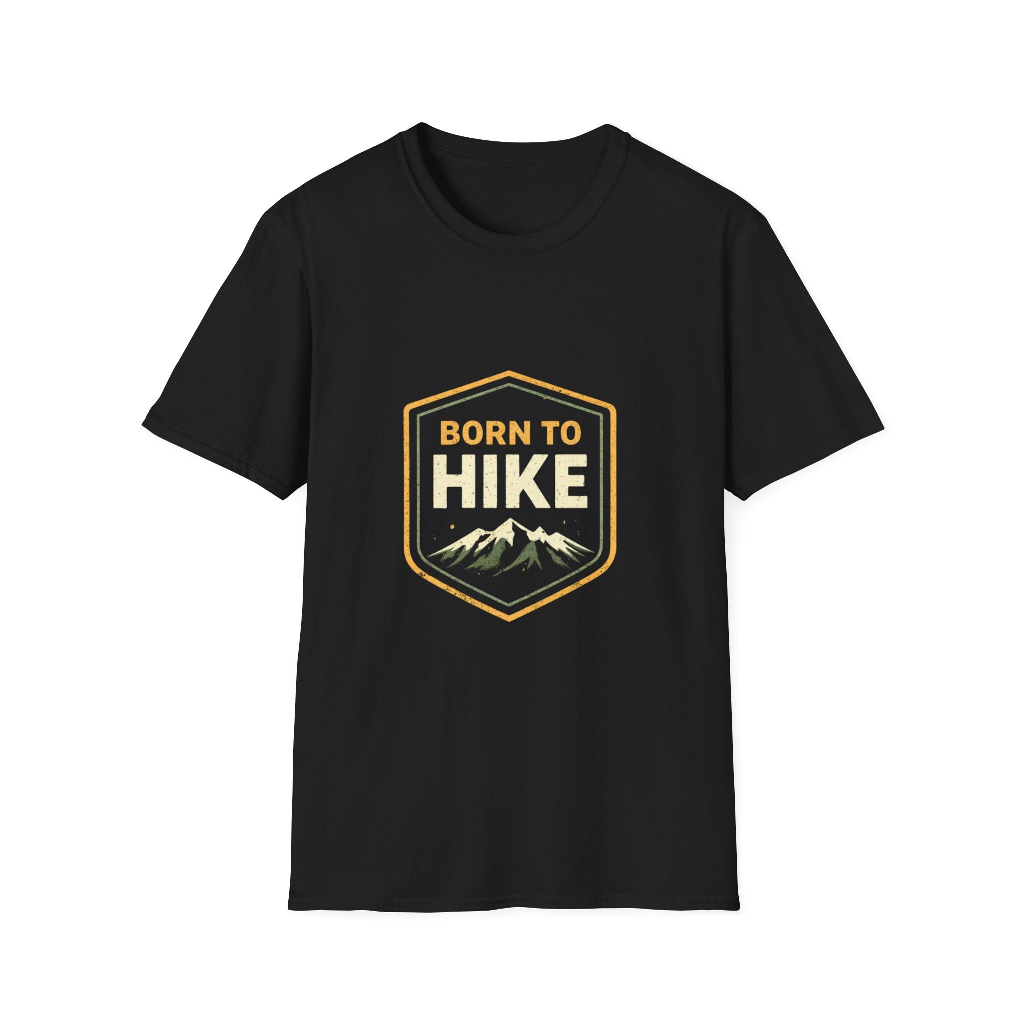 Born to Hike T-Shirt — Mountain Hiking Graphic Tee - InkAndThreadPrints