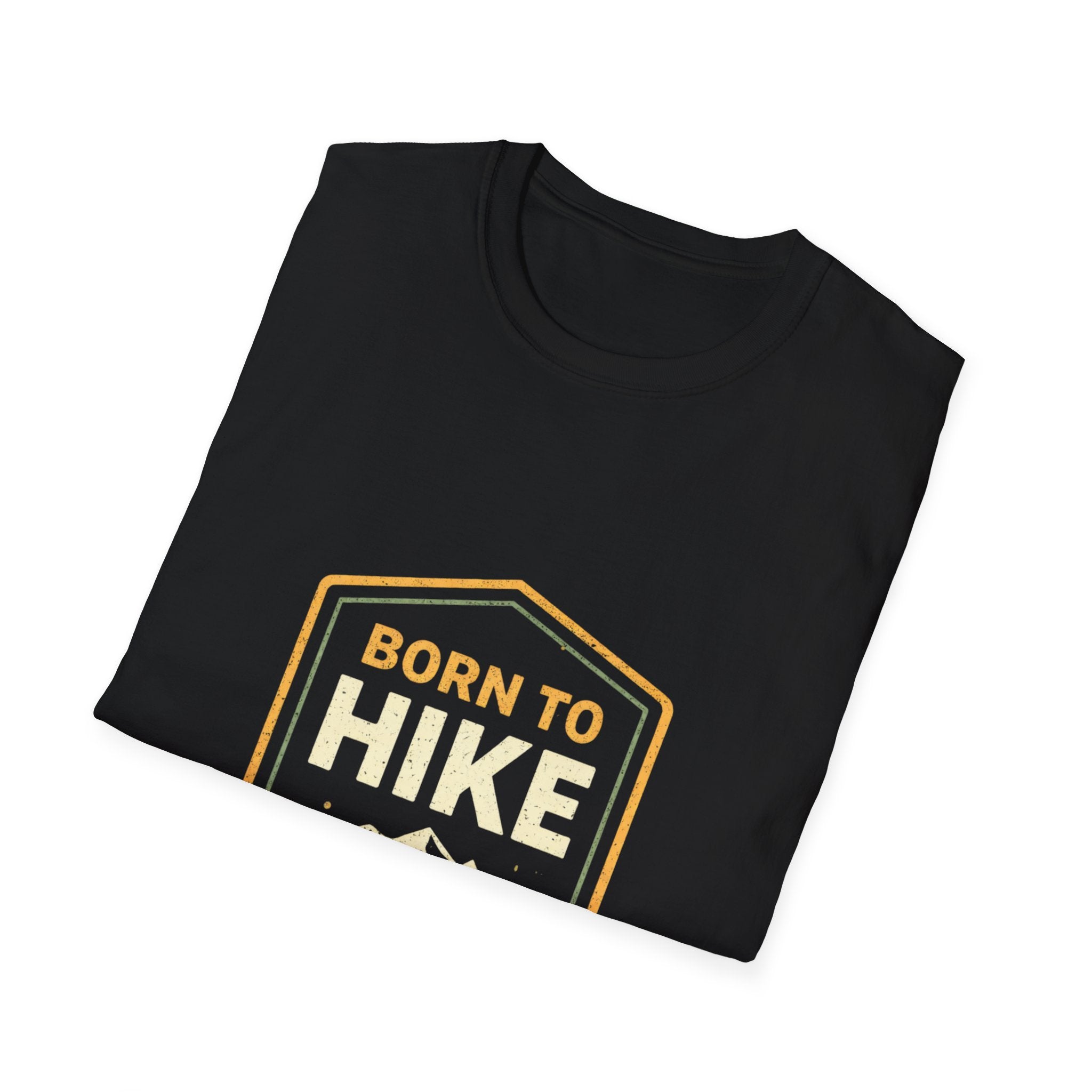 Born to Hike T-Shirt — Mountain Hiking Graphic Tee - InkAndThreadPrints