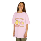 Kids Tee — "Chillin' With My Peeps" Cute Chick Graphic - InkAndThreadPrints
