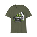 Stronger Than Yesterday Gym T-Shirt - InkAndThreadPrints