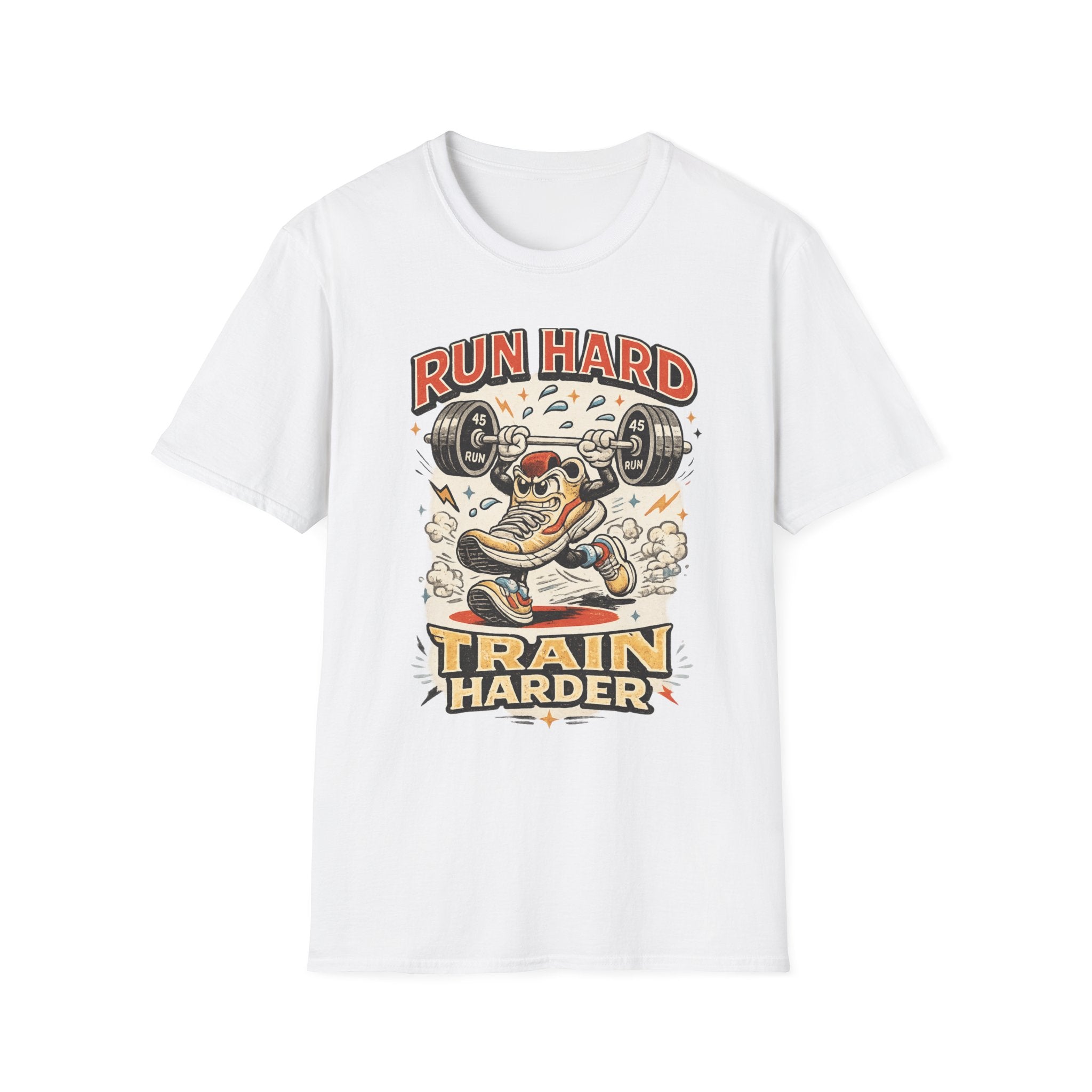 Run Hard Train Harder T-Shirt - InkAndThreadPrints