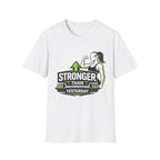 Stronger Than Yesterday Gym T-Shirt - InkAndThreadPrints