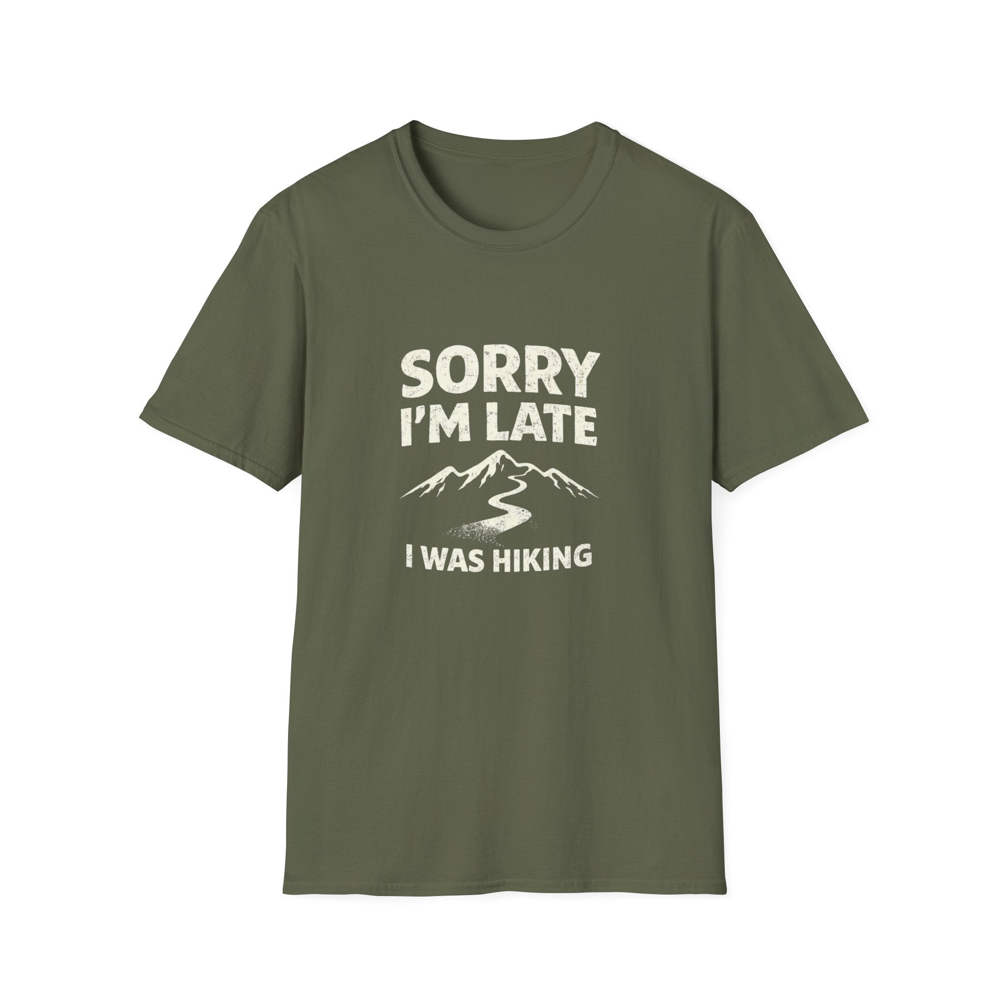 Sorry I'm Late I Was Hiking T-Shirt - InkAndThreadPrints