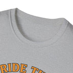 Ride the Waves Surf T-Shirt — Vintage Surfing Tee - InkAndThreadPrints