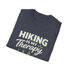 Hiking Is My Therapy T-Shirt - InkAndThreadPrints