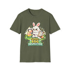 Senior Egg Inspector T-Shirt — Cute Easter Bunny with Checklist - InkAndThreadPrints