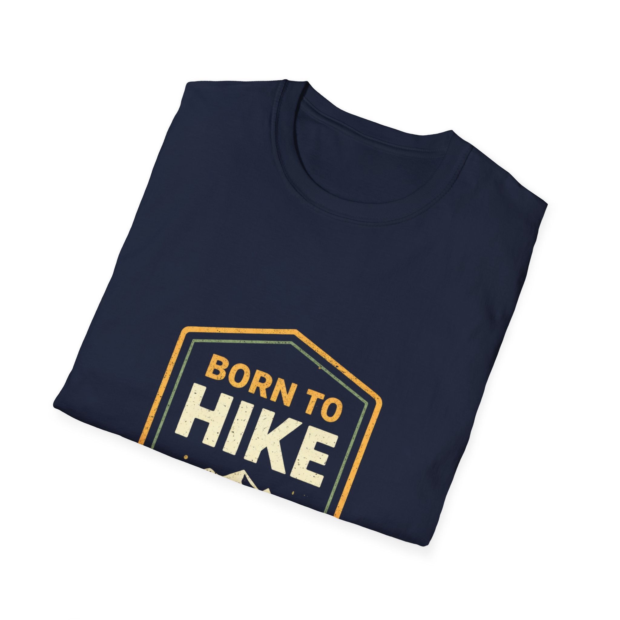 Born to Hike T-Shirt — Mountain Hiking Graphic Tee - InkAndThreadPrints
