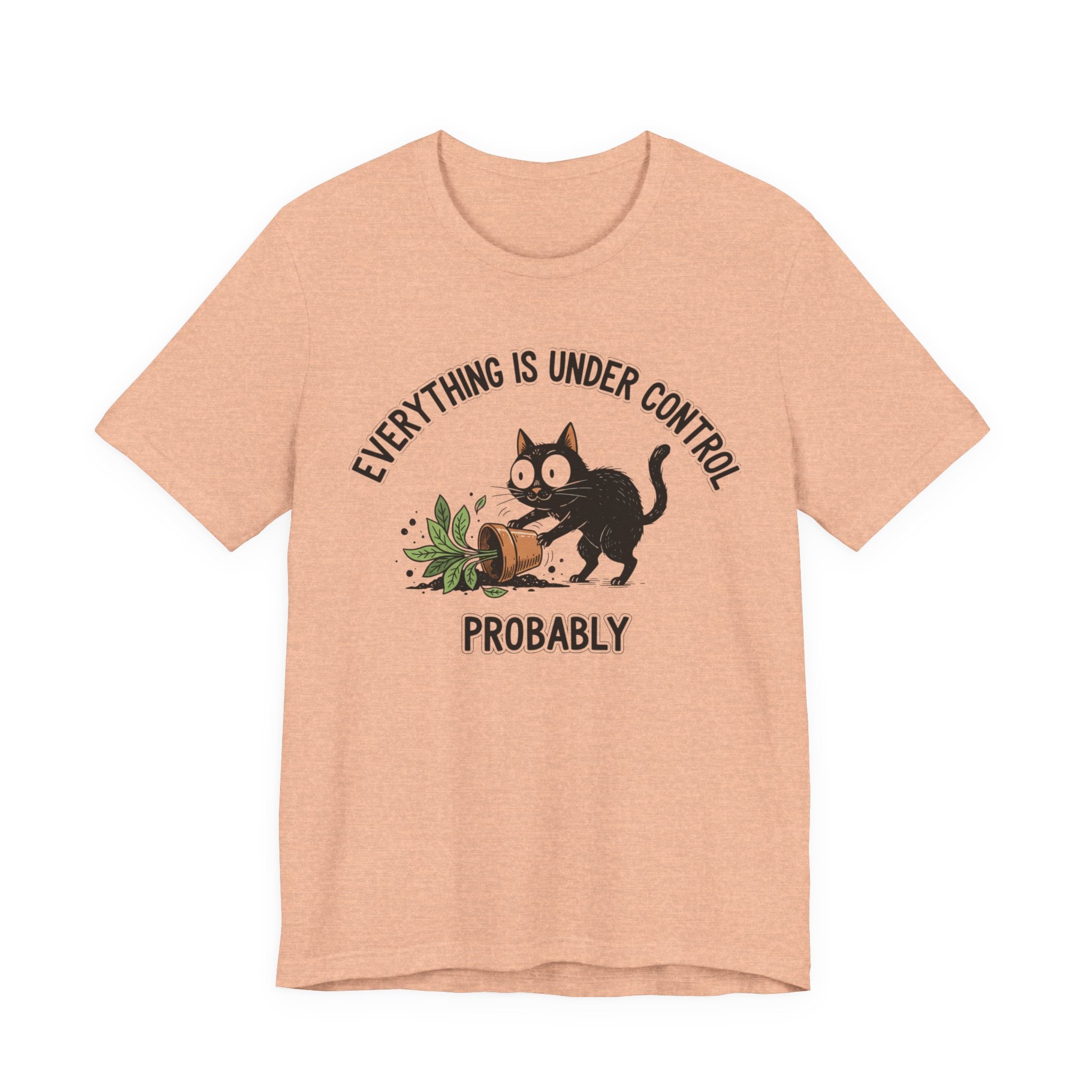 Everything Is Under Control, Probably Cute Cat Tee - InkAndThreadPrints