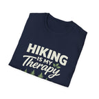 Hiking Is My Therapy T-Shirt - InkAndThreadPrints