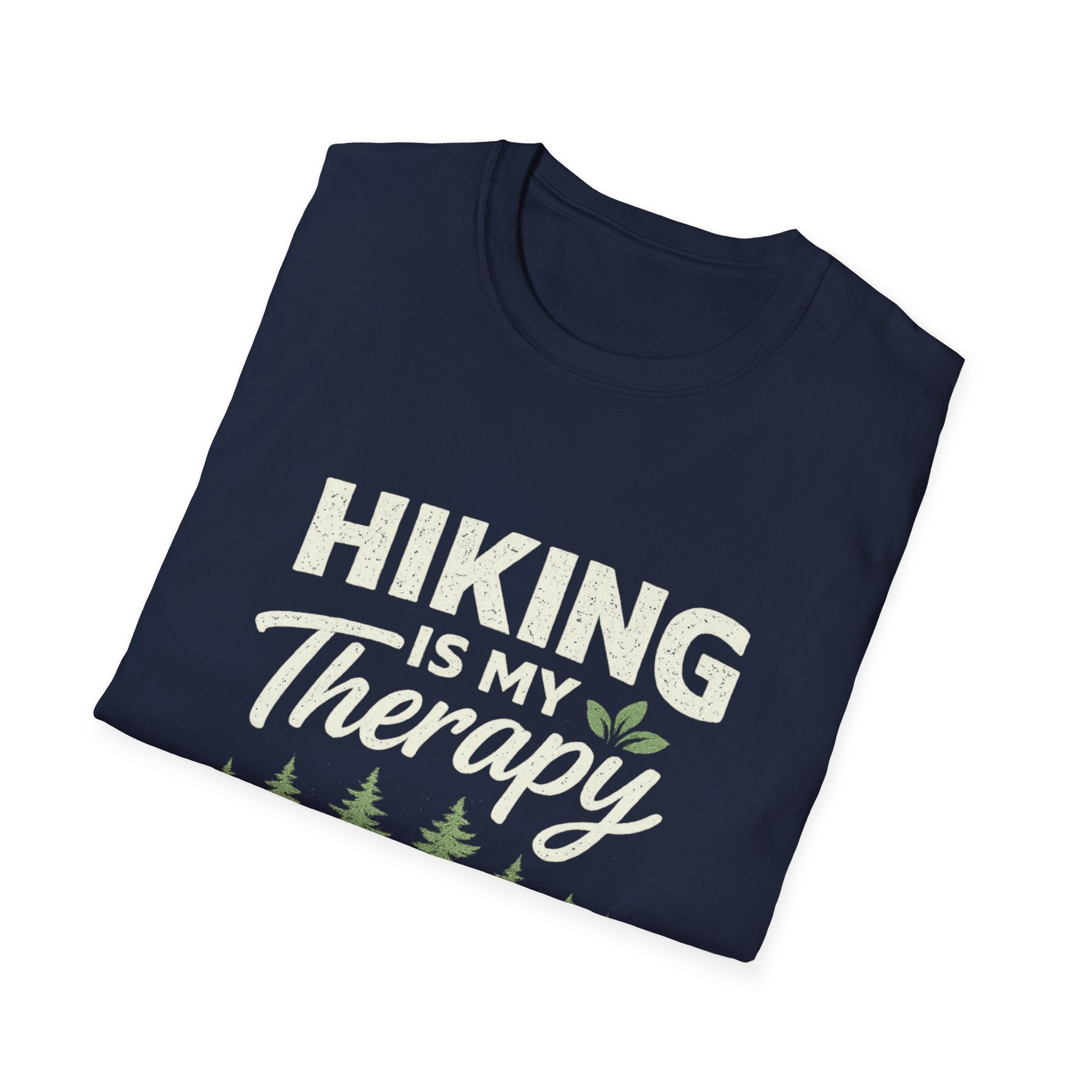 Hiking Is My Therapy T-Shirt - InkAndThreadPrints