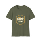 Born to Hike T-Shirt — Mountain Hiking Graphic Tee - InkAndThreadPrints