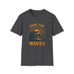 Ride the Waves Surf T-Shirt — Vintage Surfing Tee - InkAndThreadPrints