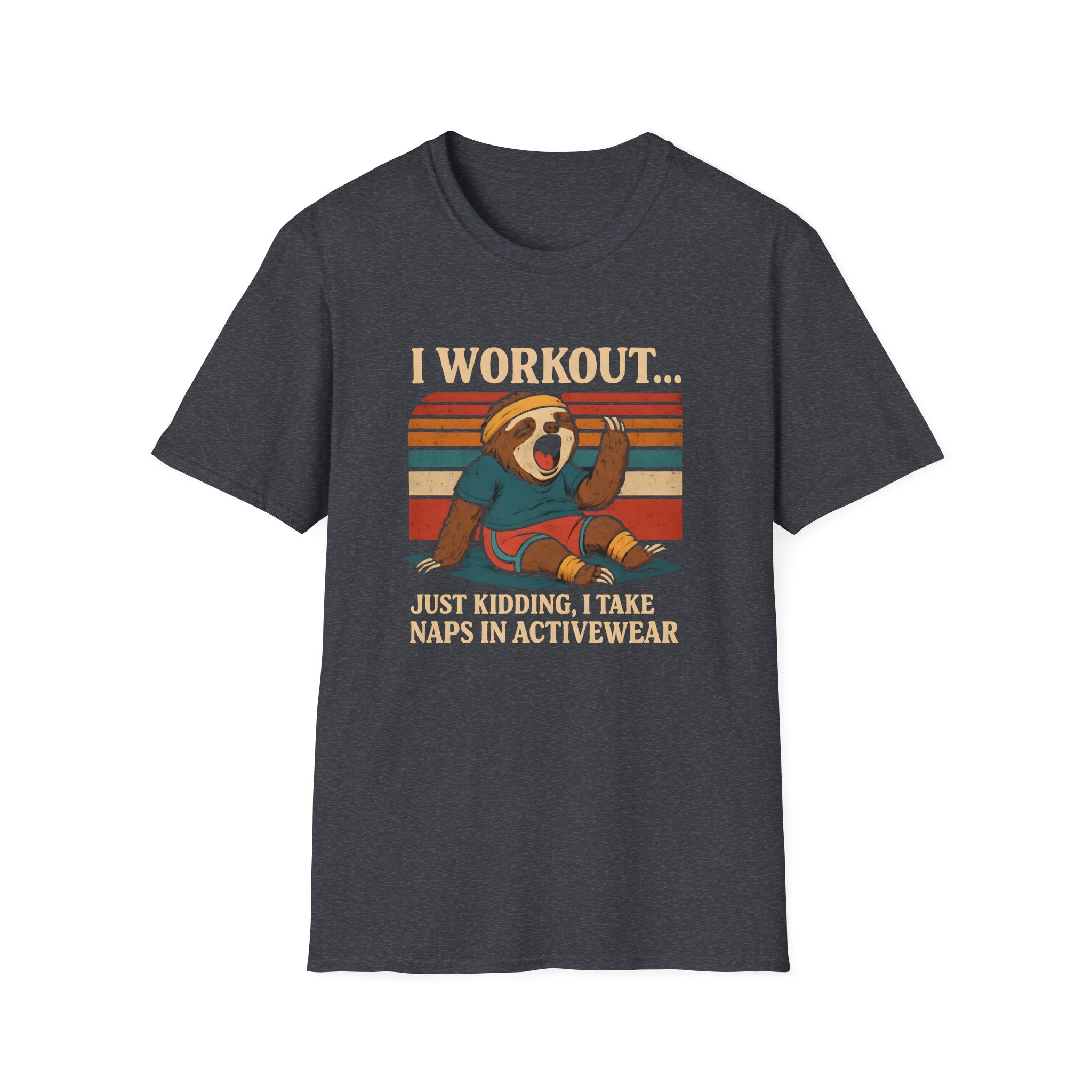 I Workout… Just Kidding Sloth Gym T-Shirt - InkAndThreadPrints
