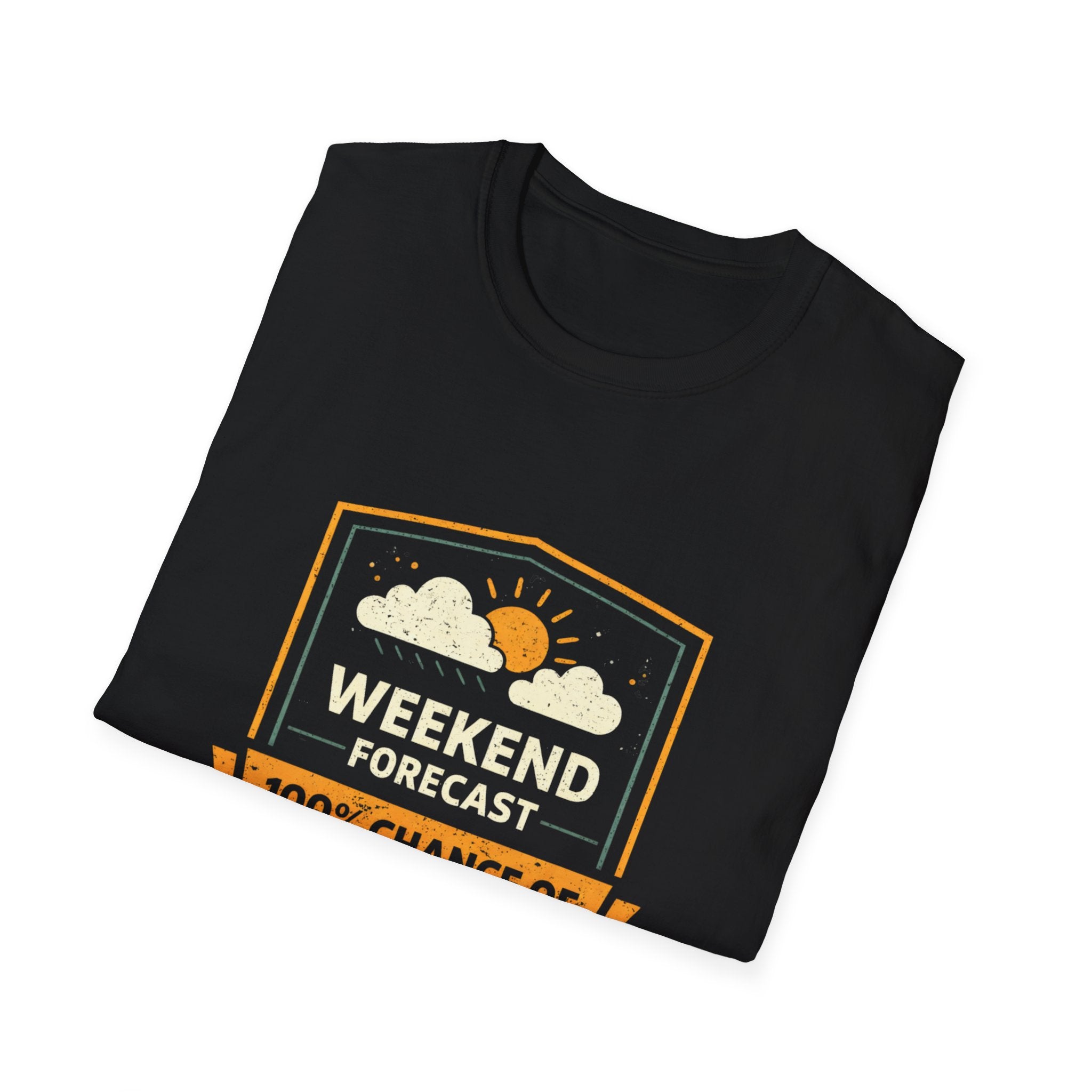 Weekend Forecast: 100% Chance of Hiking T-Shirt - InkAndThreadPrints