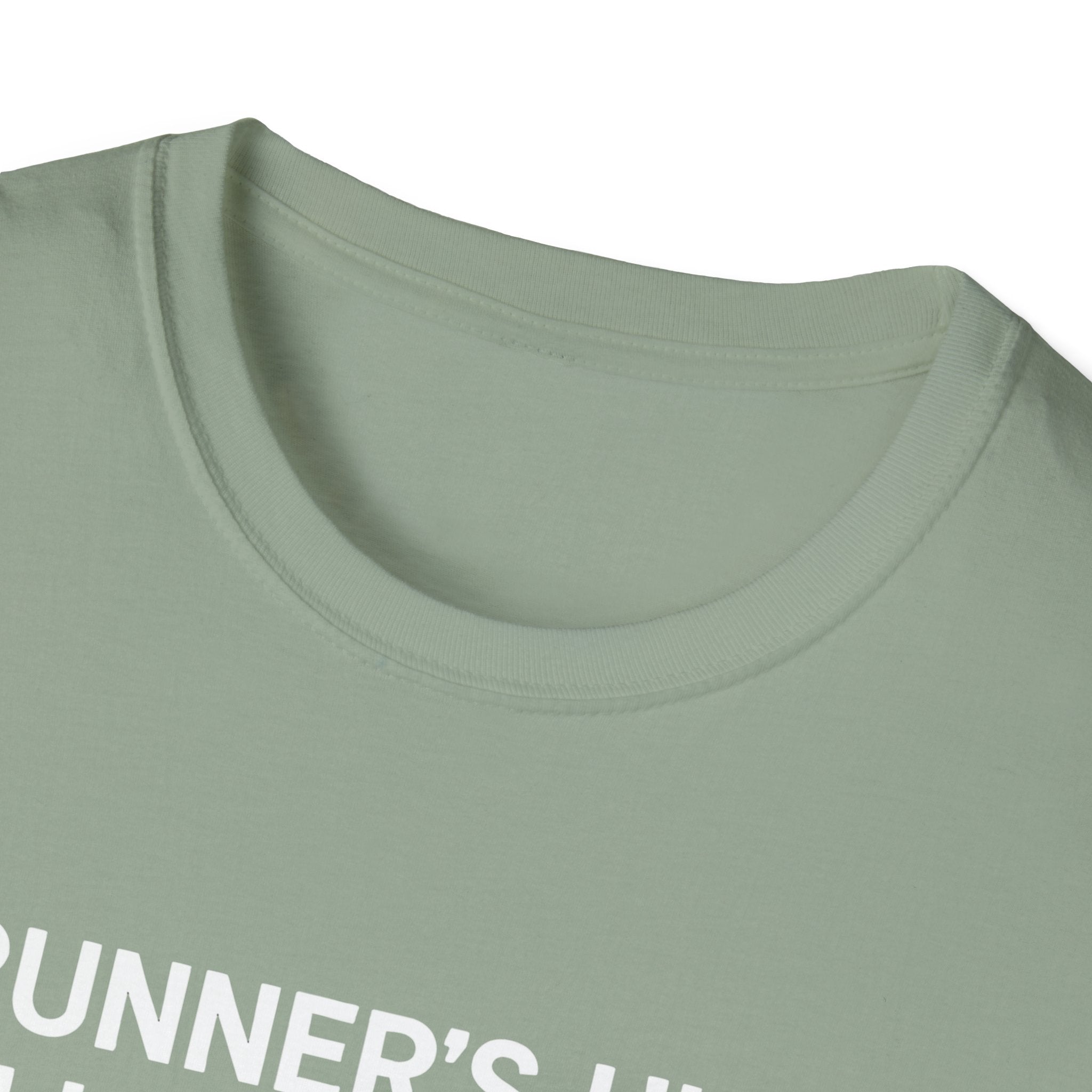 Runner's High Club T-Shirt – Funny Running Shirt with Heartbeat Graphic - InkAndThreadPrints