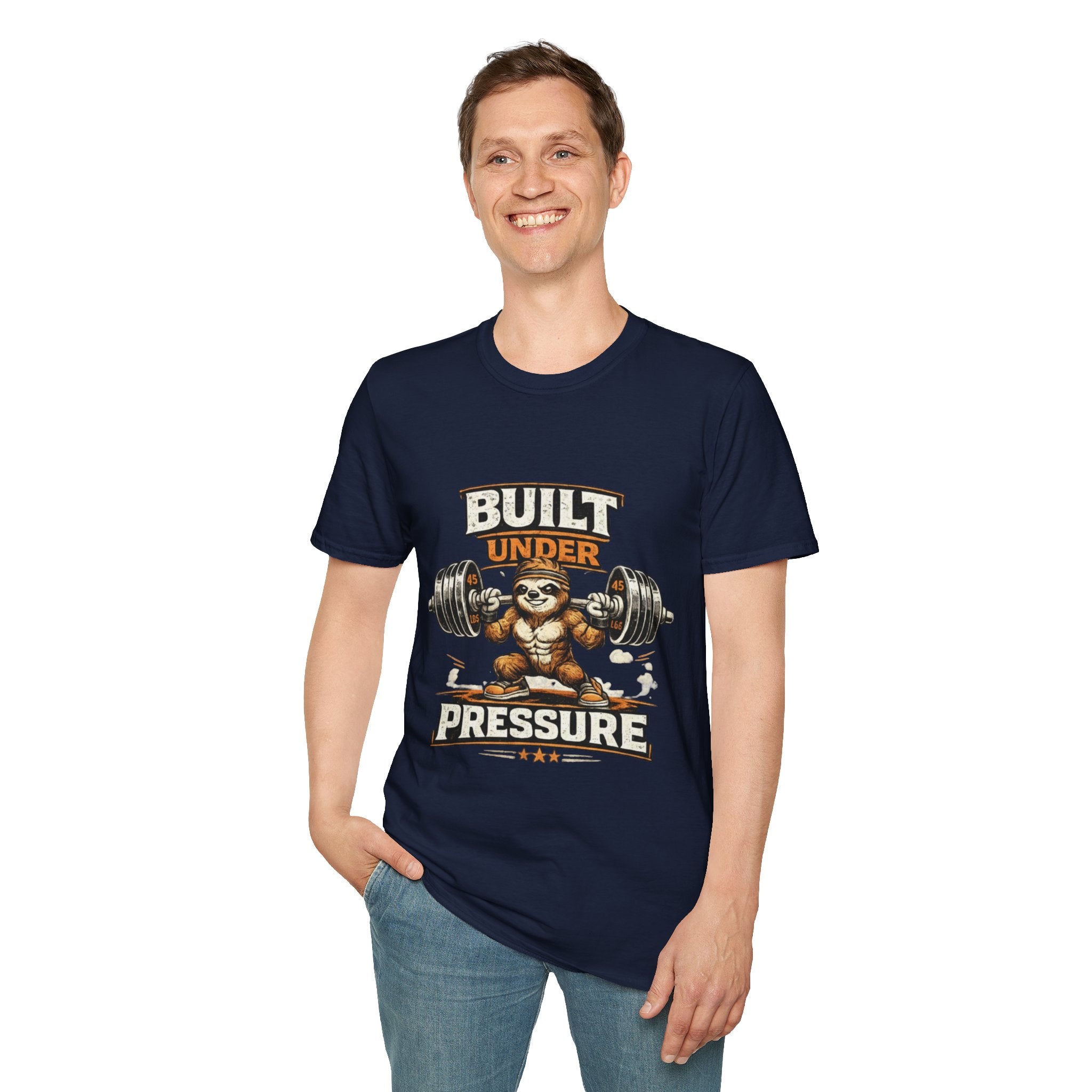 Built Under Pressure Weightlifting T-Shirt - InkAndThreadPrints