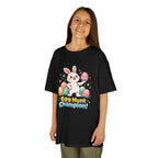 Kids Tee — "Egg Hunt Champion!" Bunny Easter Shirt - InkAndThreadPrints