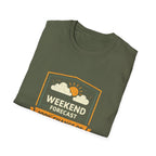 Weekend Forecast: 100% Chance of Hiking T-Shirt - InkAndThreadPrints