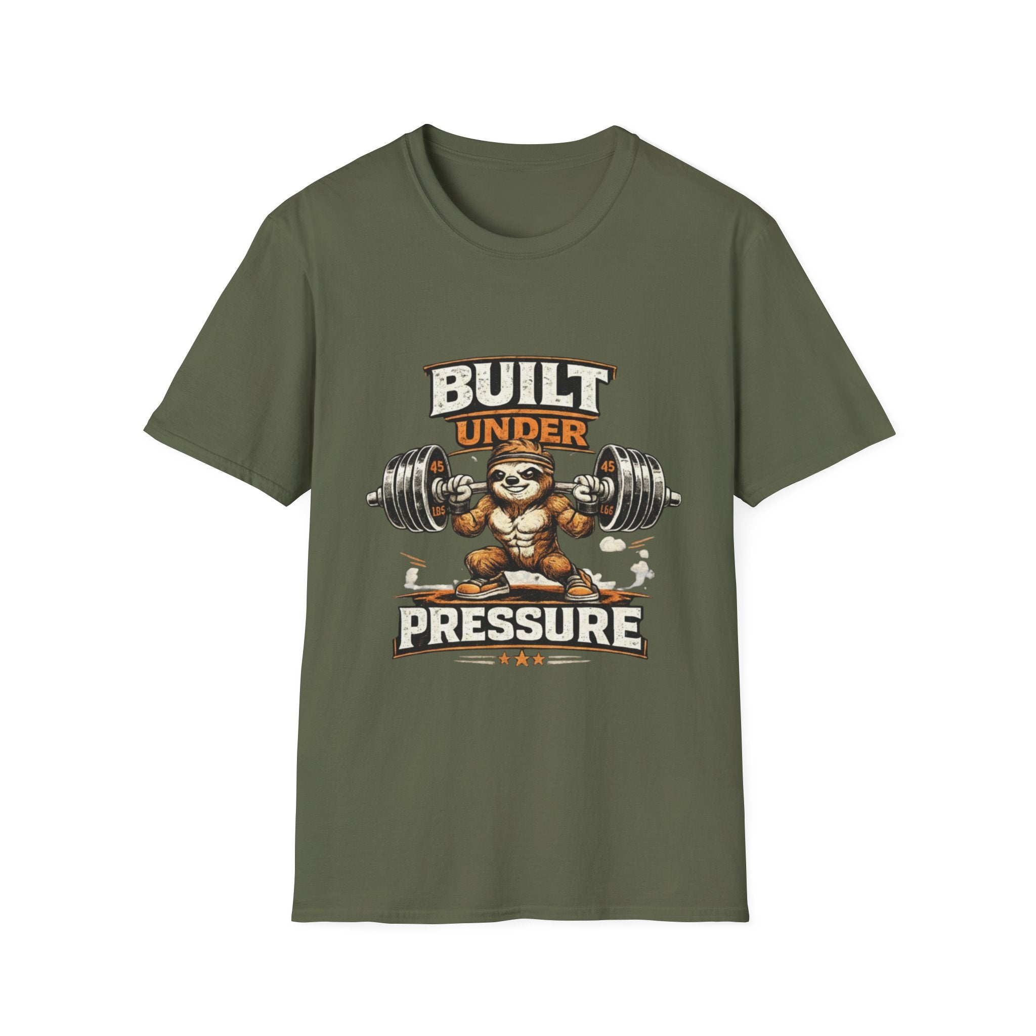 Built Under Pressure Weightlifting T-Shirt - InkAndThreadPrints