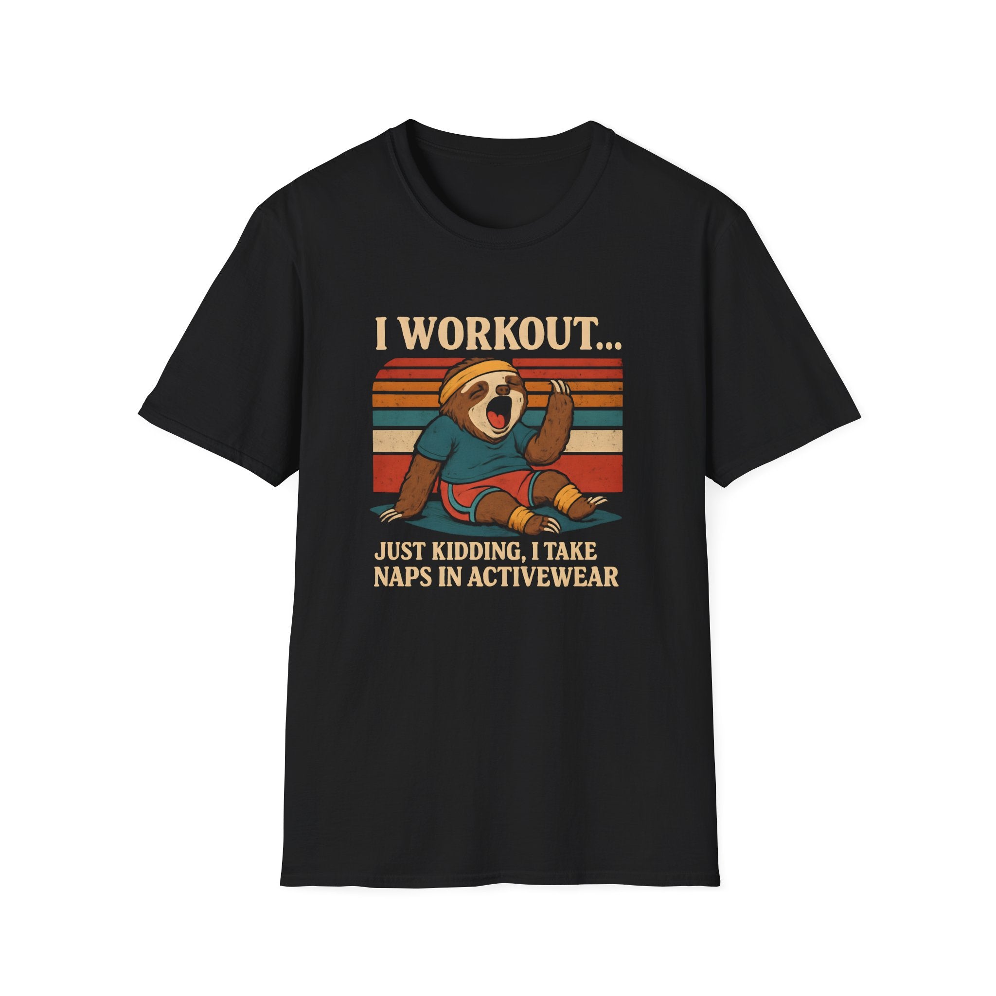 I Workout… Just Kidding Sloth Gym T-Shirt - InkAndThreadPrints