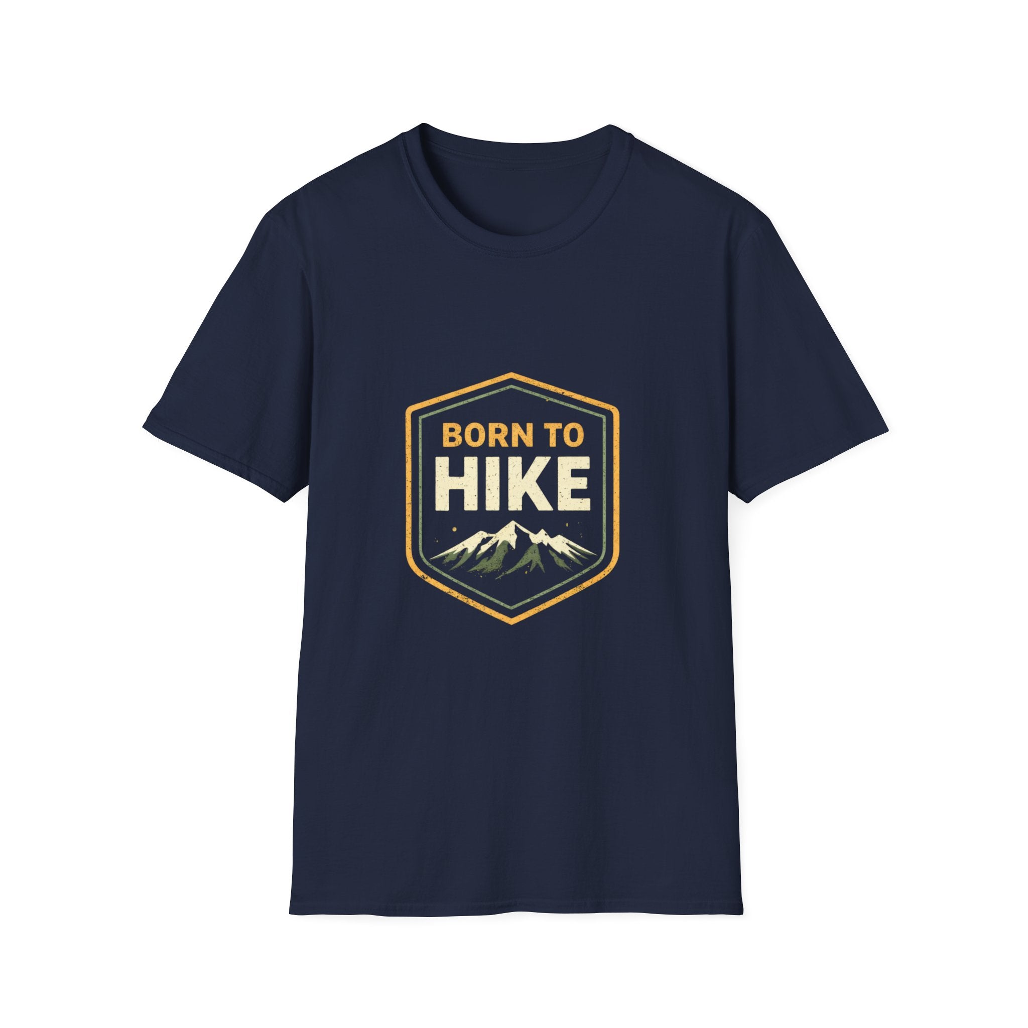 Born to Hike T-Shirt — Mountain Hiking Graphic Tee - InkAndThreadPrints