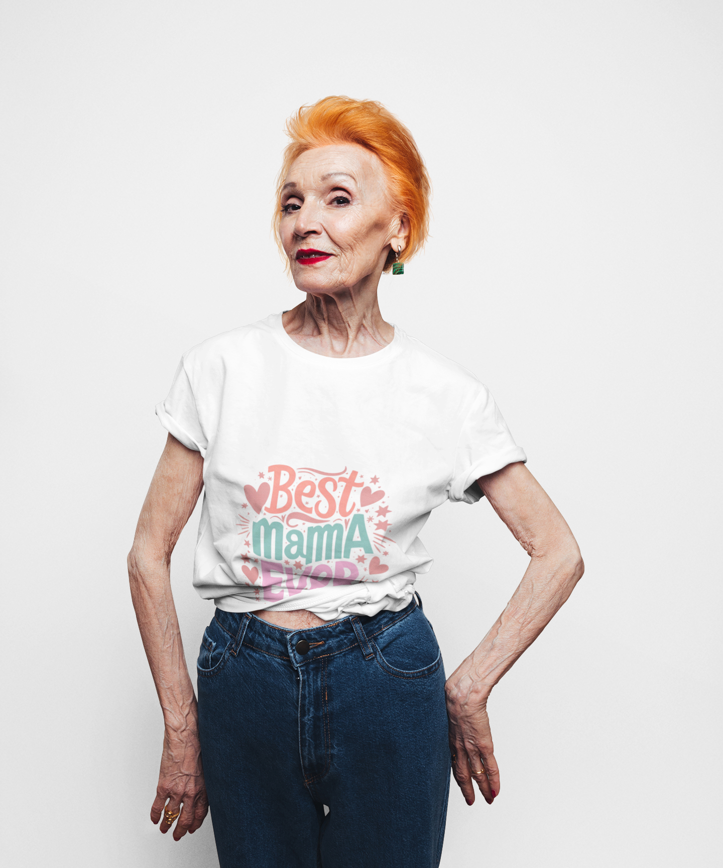 Best Mama Ever T-Shirt—A Wearable Celebration of the World's Best Mom - InkAndThreadPrints