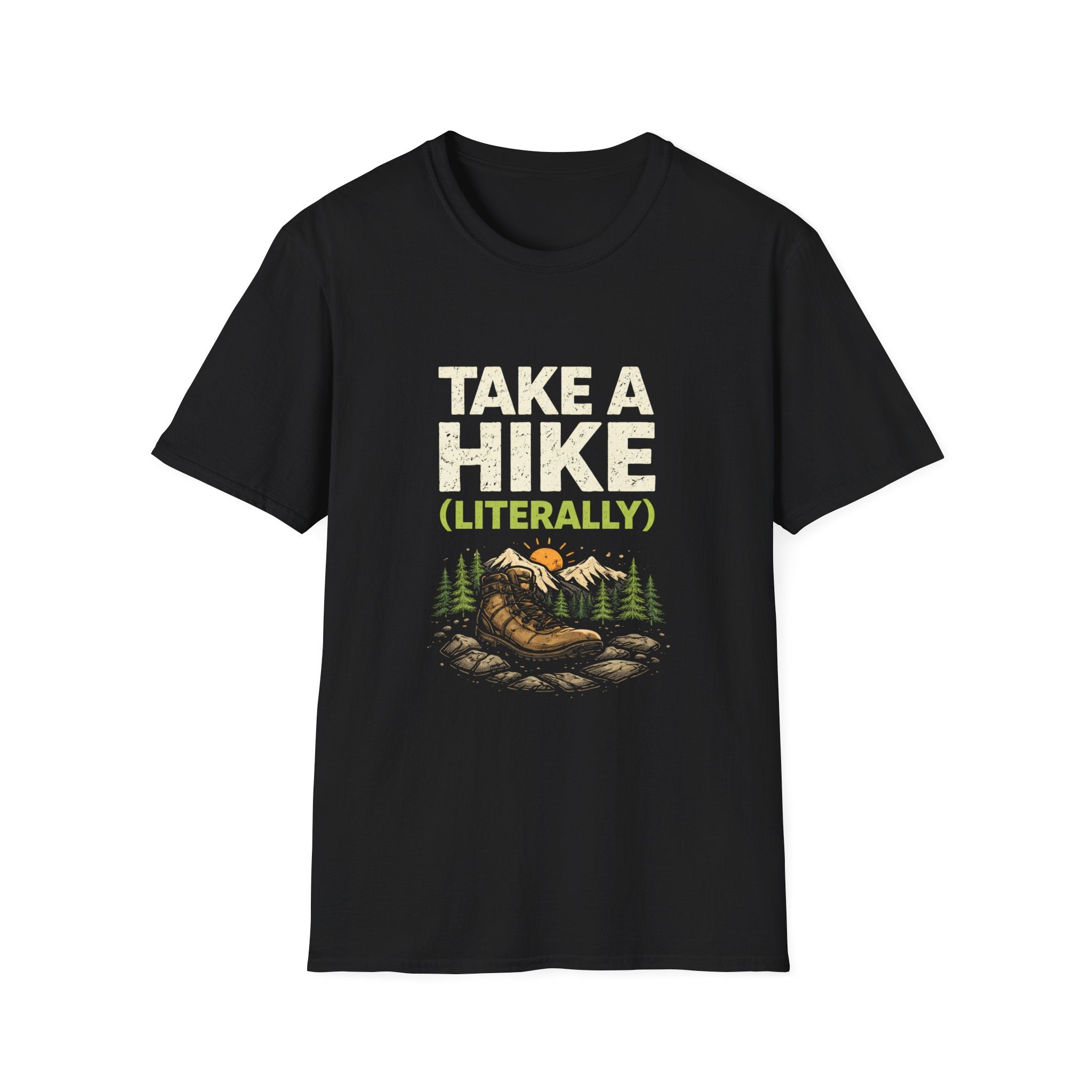 Take a Hike (Literally) Hiking T-Shirt - InkAndThreadPrints