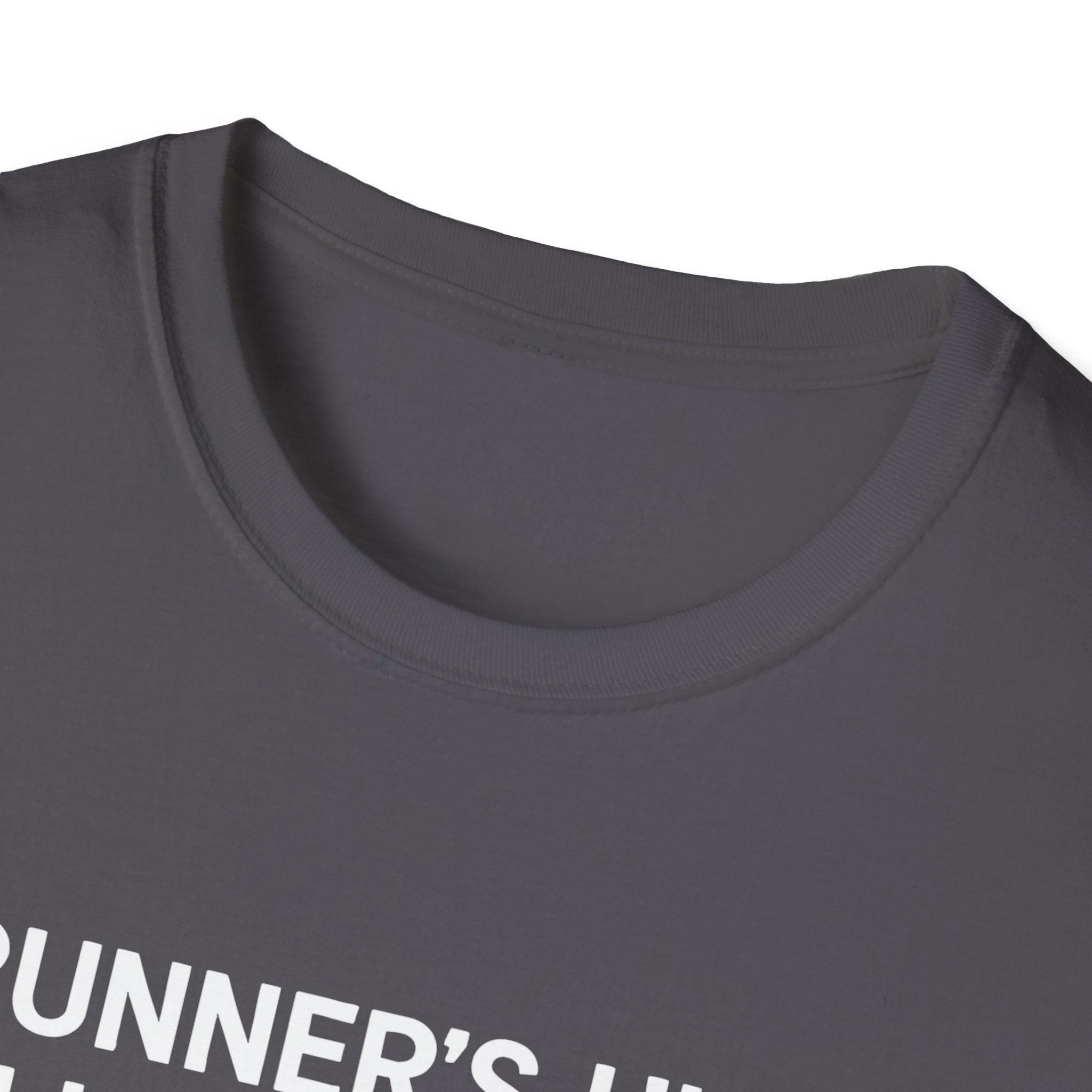 Runner's High Club T-Shirt – Funny Running Shirt with Heartbeat Graphic - InkAndThreadPrints