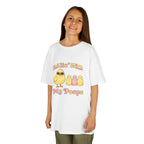 Kids Tee — "Chillin' With My Peeps" Cute Chick Graphic - InkAndThreadPrints