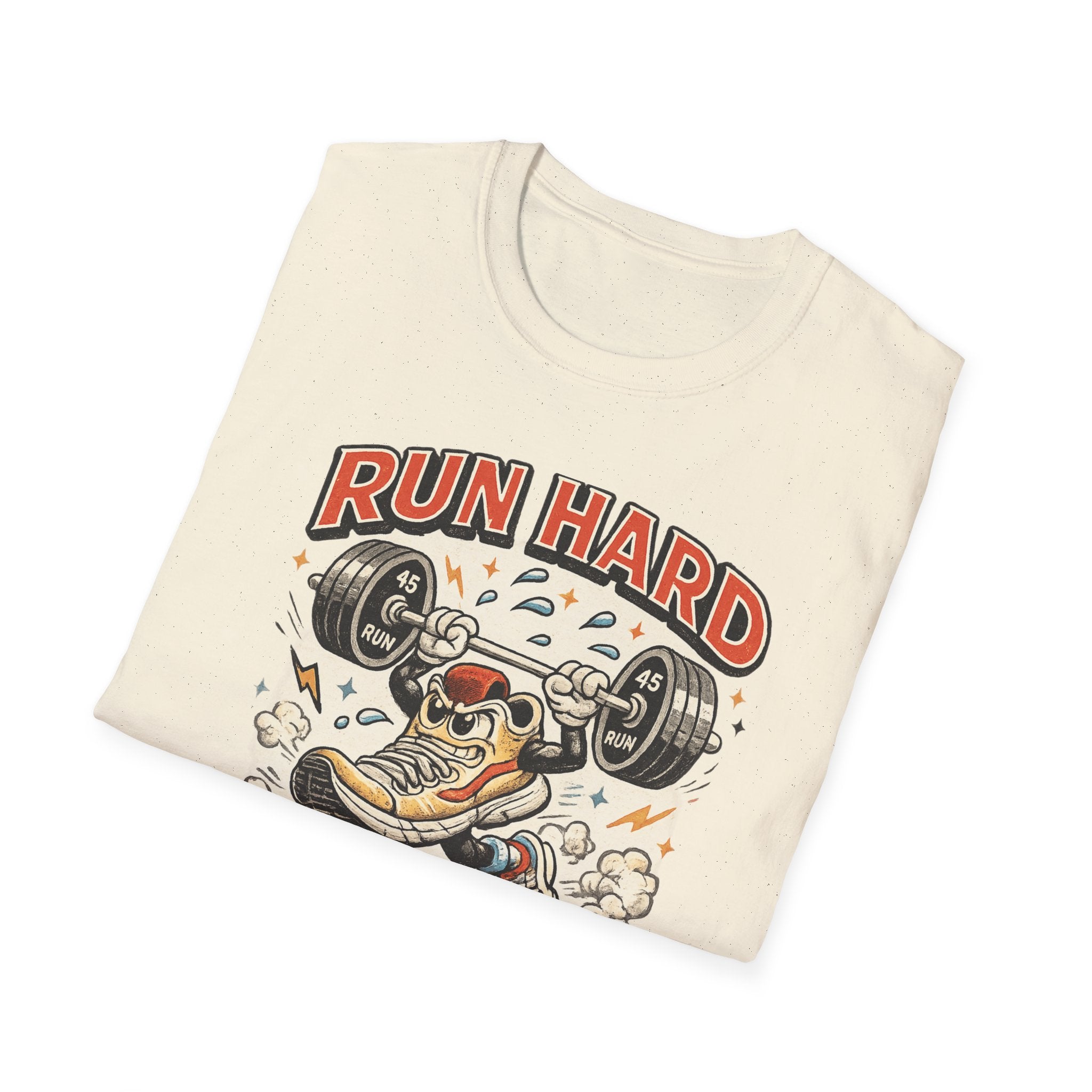 Run Hard Train Harder T-Shirt - InkAndThreadPrints
