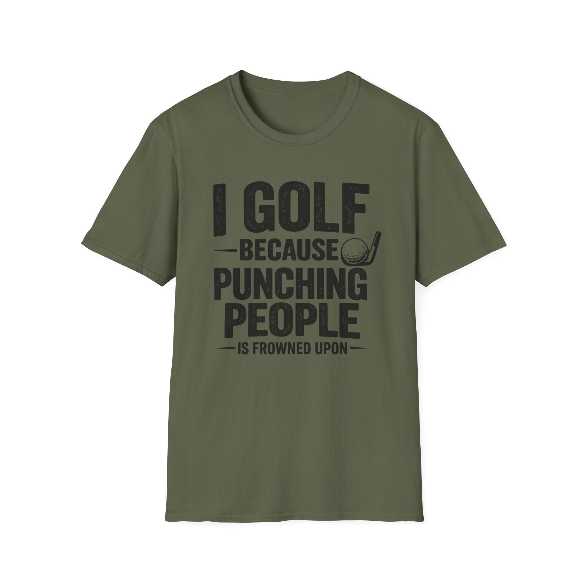 Golf Over Punching Tee - InkAndThreadPrints