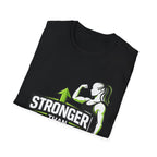 Stronger Than Yesterday Gym T-Shirt - InkAndThreadPrints