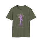 Stay Grounded Yoga T-Shirt - InkAndThreadPrints