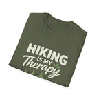 Hiking Is My Therapy T-Shirt - InkAndThreadPrints