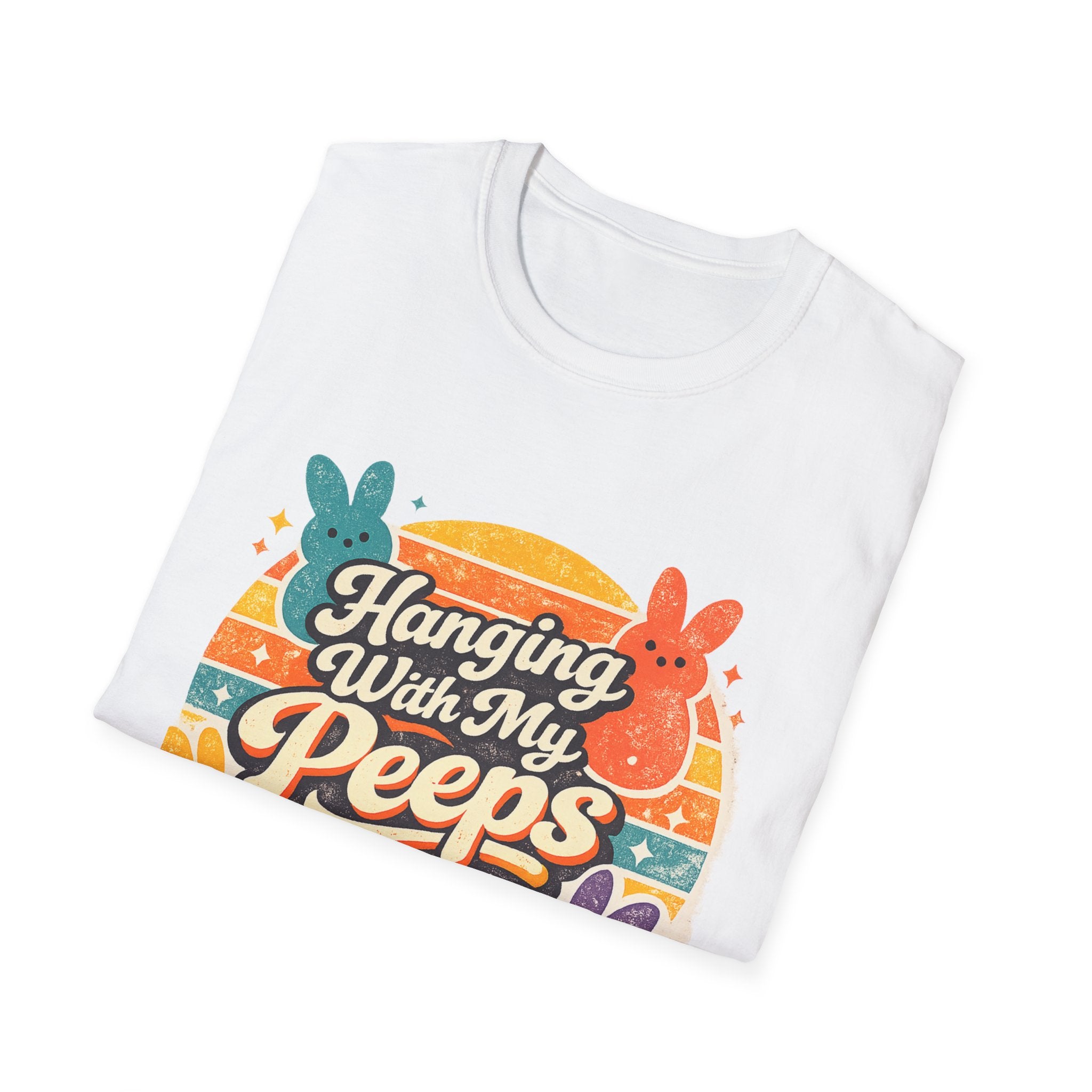 Hanging With My Peeps T-Shirt — Cute Easter Peeps Graphic Tee - InkAndThreadPrints