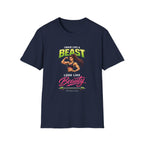 Train Like a Beast Look Like Beauty T-Shirt — Women's Fitness Gym Tee - InkAndThreadPrints