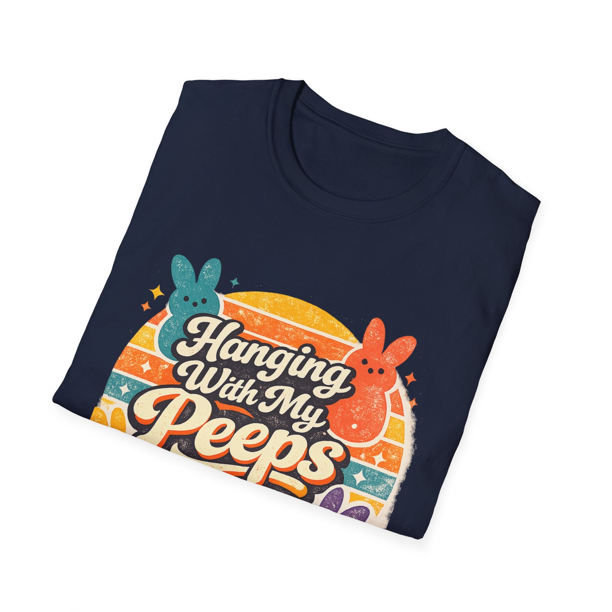 Hanging With My Peeps T-Shirt — Cute Easter Peeps Graphic Tee - InkAndThreadPrints