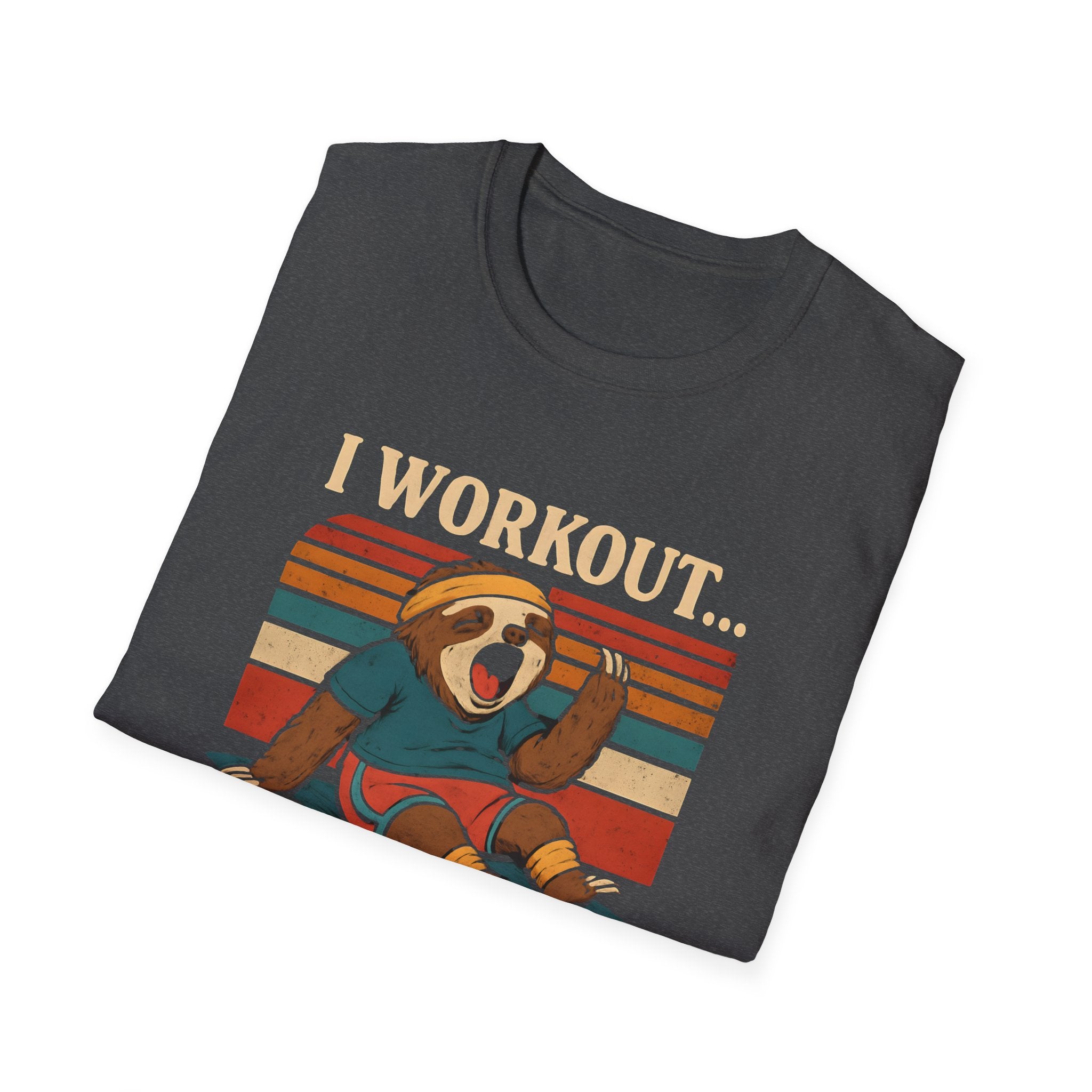 I Workout… Just Kidding Sloth Gym T-Shirt - InkAndThreadPrints
