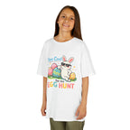 Kids Tee — "Too Cool for the Egg Hunt" Easter Bunny Graphic - InkAndThreadPrints