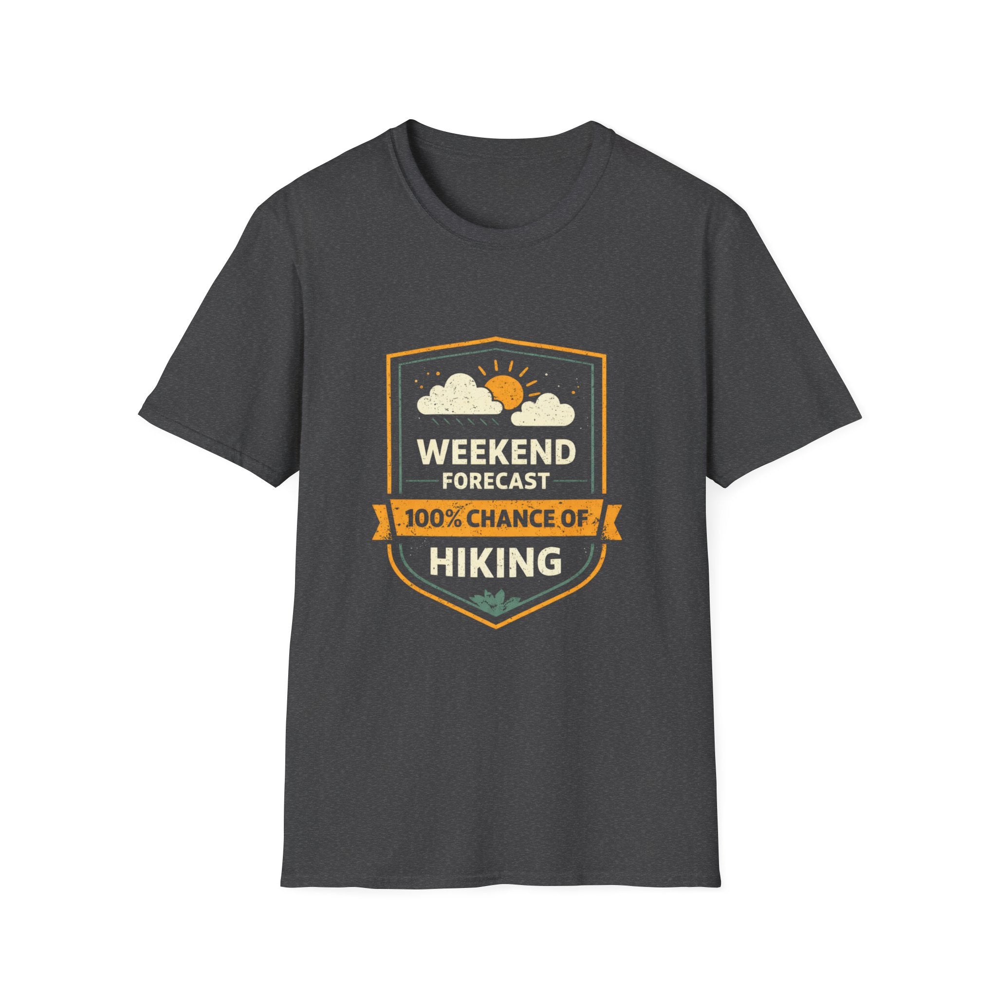 Weekend Forecast: 100% Chance of Hiking T-Shirt - InkAndThreadPrints