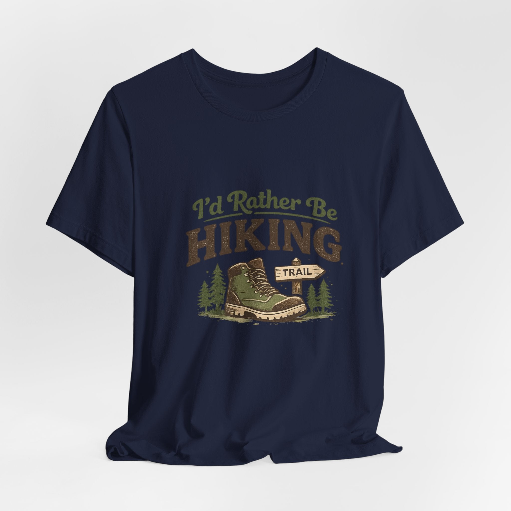 I'd Rather Be Hiking T-Shirts - InkAndThreadPrints
