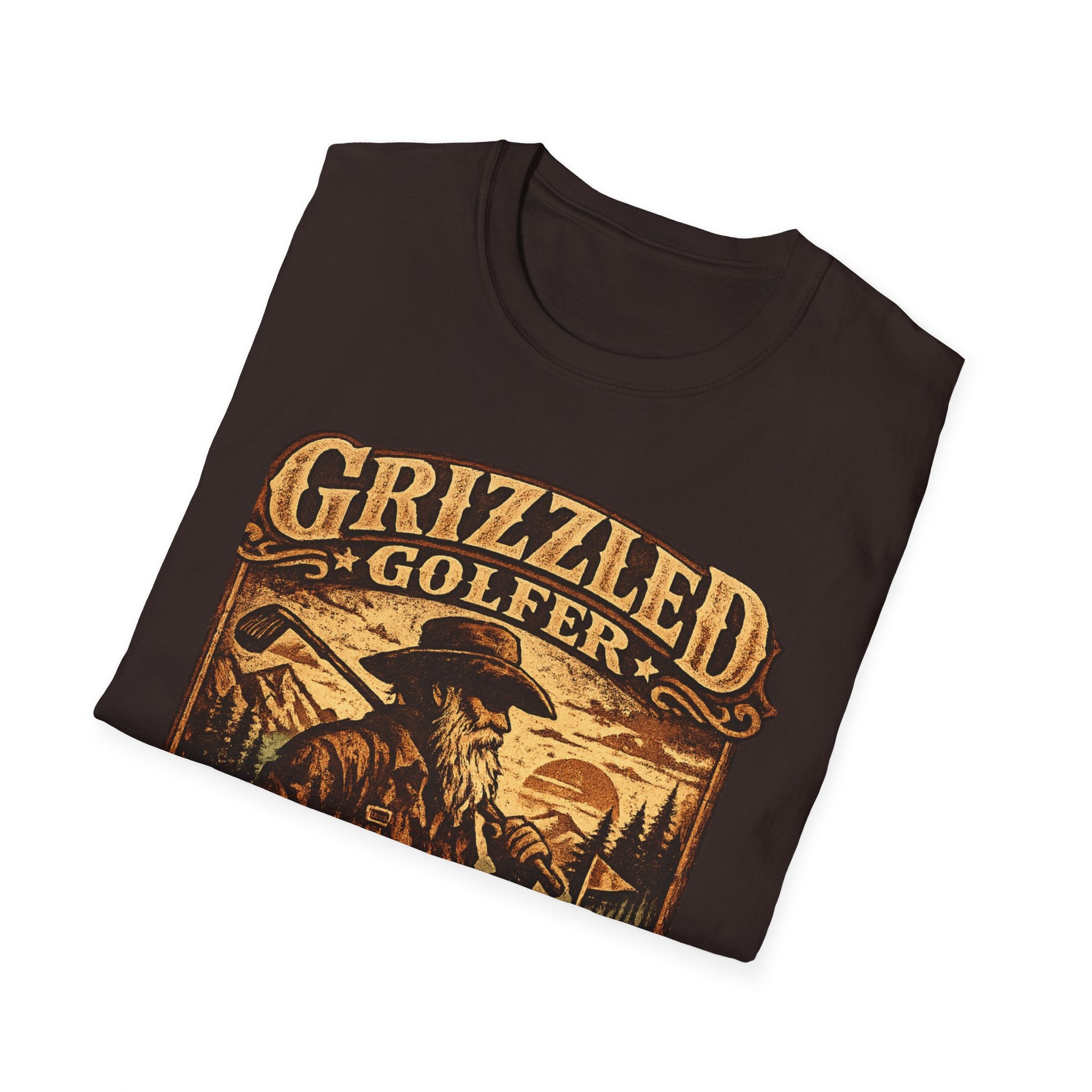 Grizzled Golfer T-Shirt – "Been There, Holed That" Vintage Golf Graphic Tee - InkAndThreadPrints