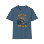 Ride the Waves Surf T-Shirt — Vintage Surfing Tee - InkAndThreadPrints