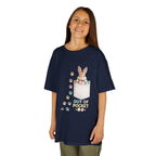 Kids Tee — 'Out of Pocket' Bunny Pocket Shirt (Easter, Spring, Cute Animal) - InkAndThreadPrints