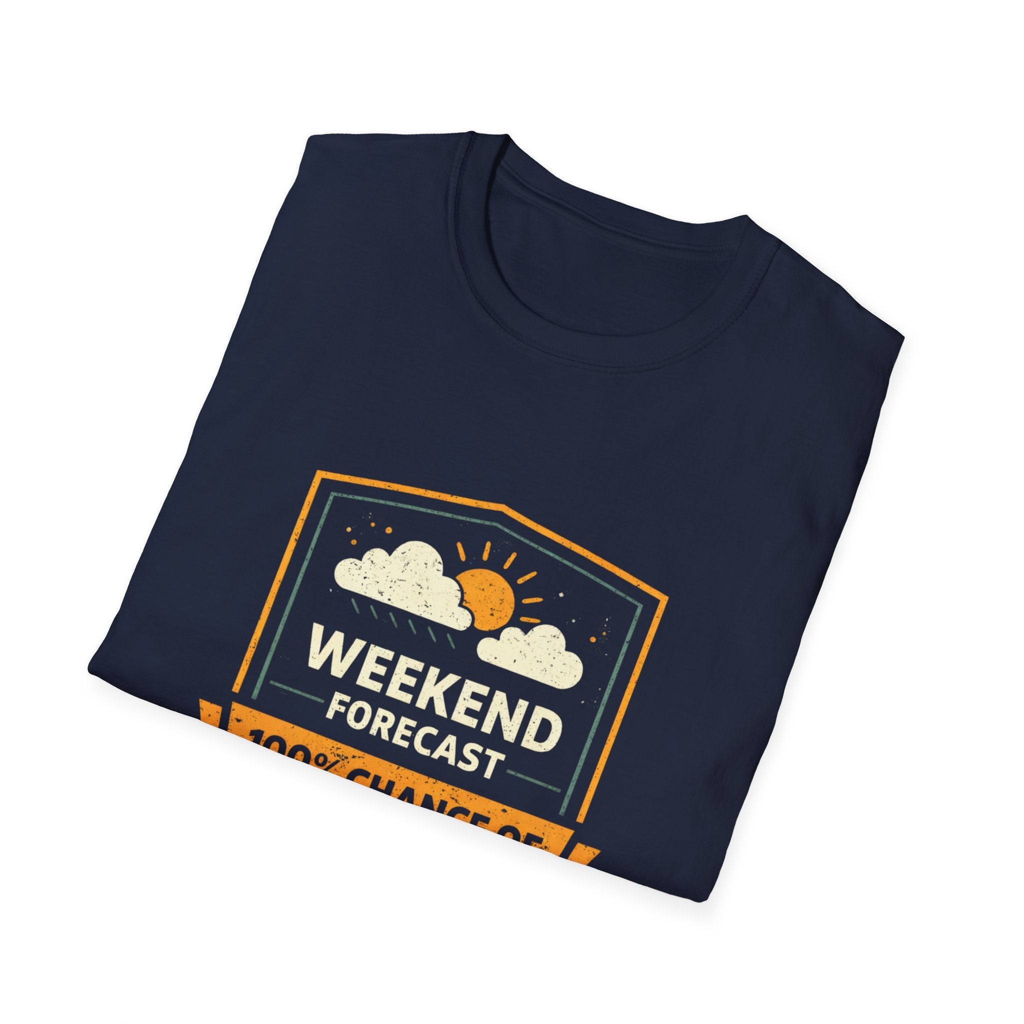 Weekend Forecast: 100% Chance of Hiking T-Shirt - InkAndThreadPrints