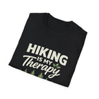 Hiking Is My Therapy T-Shirt - InkAndThreadPrints
