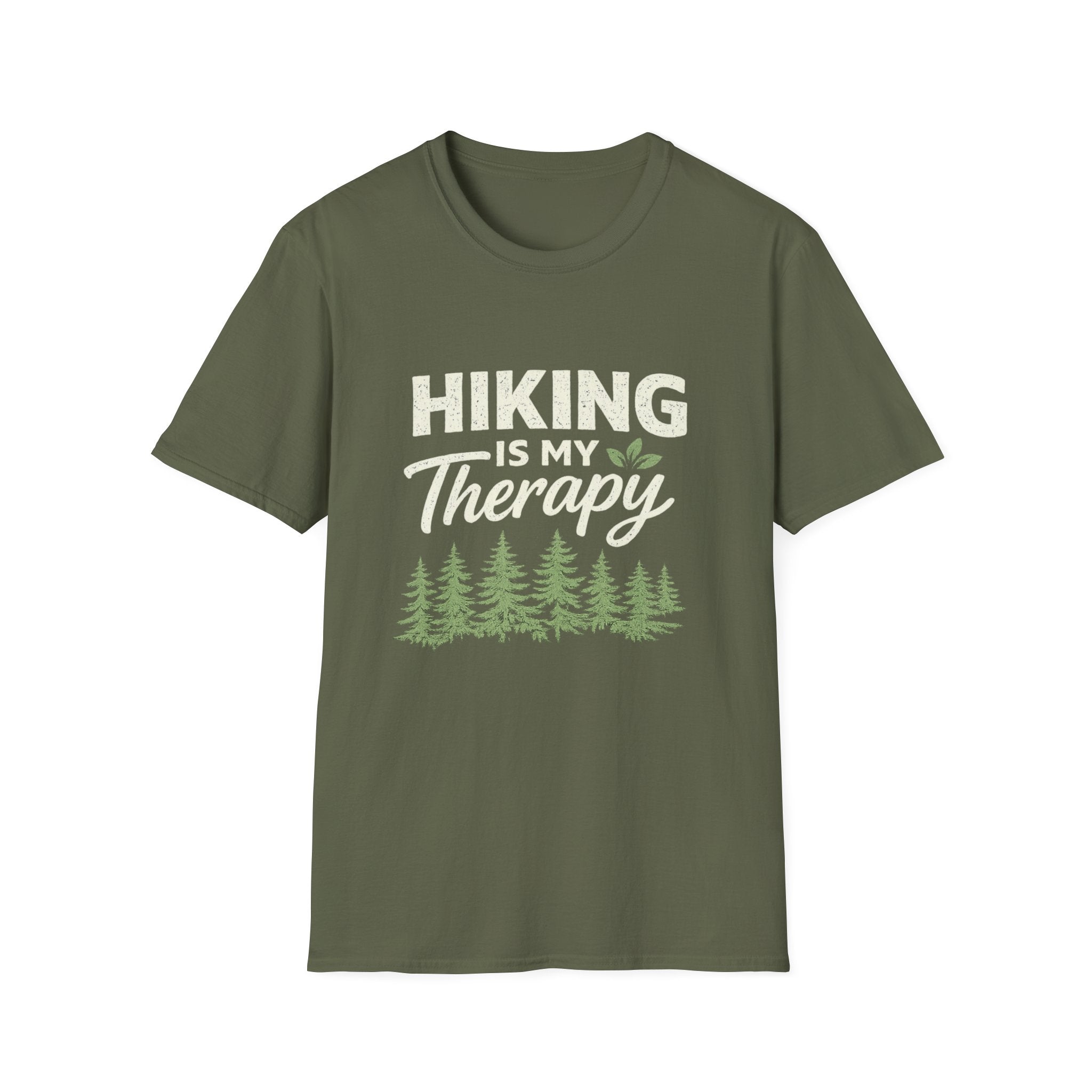 Hiking Is My Therapy T-Shirt - InkAndThreadPrints