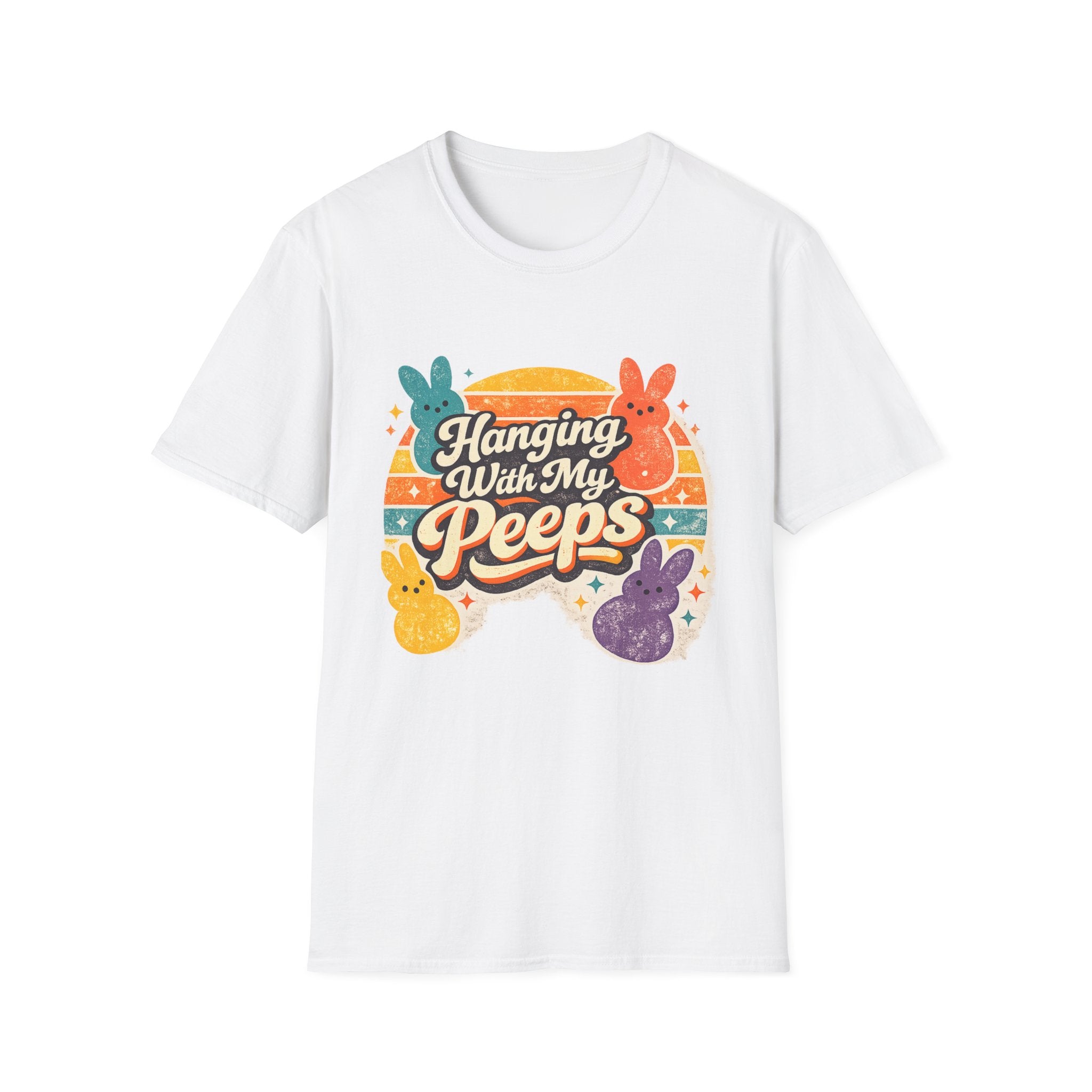 Hanging With My Peeps T-Shirt — Cute Easter Peeps Graphic Tee - InkAndThreadPrints