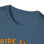 Ride the Waves Surf T-Shirt — Vintage Surfing Tee - InkAndThreadPrints